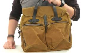 Filson 24 Hour Tin Briefcase SKU8760917 [upl. by Enytsirhc]