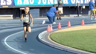 8YearOld Runs National 1500m Record At AAU [upl. by Flodur]