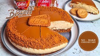 No Bake Lotus Biscoff Cheesecake Recipe  Easy Lotus Biscoff Dessert  Cookie Butter Cheesecake [upl. by Naut179]