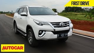 Toyota Fortuner  First Drive  Autocar India [upl. by Malamut]