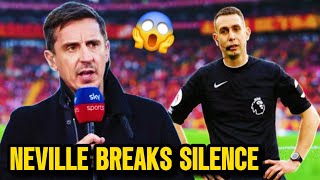 Gary Neville breaks silence on David Coote video  He shouldnt lose his career [upl. by Naujal]