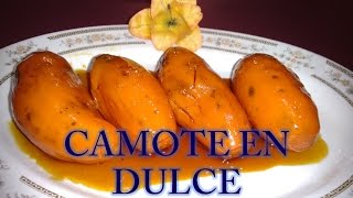 CÓMO PREPARAR ESTE DELICIOSO CAMOTE EN DULCE DE PILONCILLO MAS RICA IMPOSIBLE [upl. by Flint]