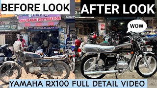 Full Video Yamaha Rx100 Modified🔥 mostwanted bike restore [upl. by Esenej]