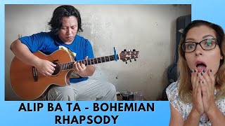 LucieV Reacts to Alip Ba Ta  Bohemian Rhapsody fingerstyle cover [upl. by Booze457]