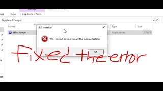 How to fix SSL error on sapphire changer WATCH FULLY I EXPLAIN IMPORTANT STUFF NEAR THE END [upl. by Enilegna513]