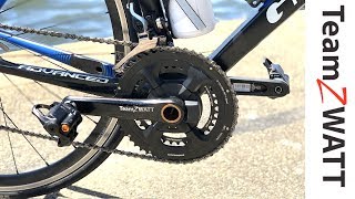 ZWatt Zpider Power Meter FSA Gossamer  Details  Ride  Data Review [upl. by Rombert760]