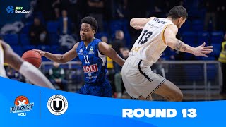 Buducnost VOLI PodgoricaUBT ClujNapoca  Round 13 Highlights  202324 BKT EuroCup [upl. by Icrad]