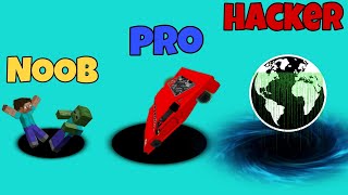 NOOB vs PRO vs HACKER  Holeio Gameplay [upl. by Ashti]