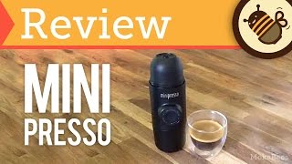 Minipresso GR  Review Unboxing amp How To Portable Handheld Espresso Maker [upl. by Nekial]