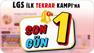 1 Dönemden Eksiklerim Çok❗ ADIM ADIM KAMPA SON 1 GÜN ❗ 💥 [upl. by Alyad]