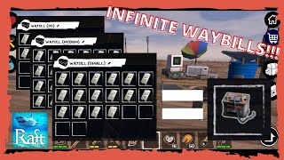 How to Get Waybills  Infinite Waybills Glitch  Survive on Raft Android version 1670 PATCHED [upl. by Lynad]