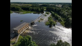 Eel Weir NatureLike Fishway Eel Weir Hydro Development Oswegatchie NY [upl. by Combs]