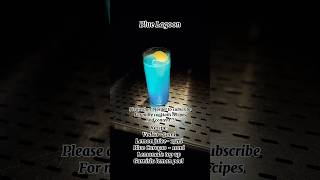 “Refreshing Blue Lagoon Cocktail Recipe Perfect Summer Sip” cocktail shorts summer blue drink [upl. by Eisinger]