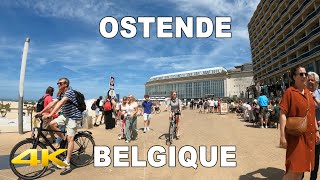 🇧🇪 OSTENDE Promenade Albert I  Belgique  4K UHD [upl. by Carman]