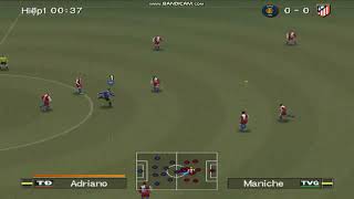 FASTEST GOAL IN PES 6 ADRIANOS AMAZING LONG SHOT [upl. by Yaner]