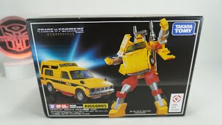 Unboxing Takara Tomy TRANSFORMERS Masterpiece MP56 Riggorus Diaclone color [upl. by Ardnekahs]