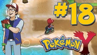 PokéPlay Pokémon Y  Part 18  Im On a Bike [upl. by Grindlay]