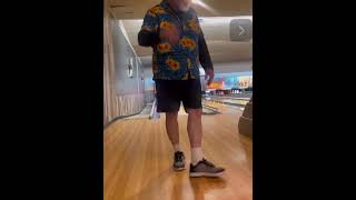 Tropical Shirt of 70 year old rookie bowler [upl. by Aicsile]