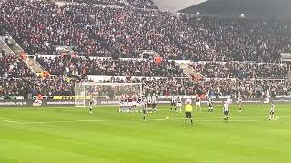 KIERAN TRIPPIER FREE KICK Newcastle v Aston Villa [upl. by Nolla404]