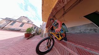 MTB giro ad Ameglia alta con Insta 360x4 2024 [upl. by Hillman416]