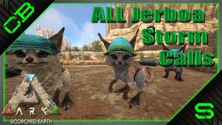 ARK Scorched Earth  All Jerboa Storm Warning Calls [upl. by Ivana]