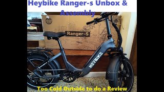 Unboxing and assembling a HeyBike RangerS 750w Ebike with suspension and hydraulic brakes [upl. by Sibel938]