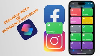 Descarga VIDEO de FACEBOOK e INSTAGRAM desde el IPHONE [upl. by Yllop]