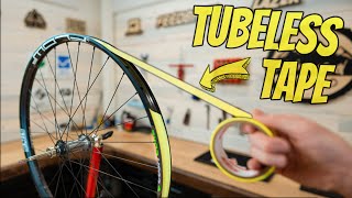 How To Tape A Tubeless Rim The Easy Way  Step By Step Guide [upl. by Airtina]