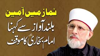 Namaz mein Ameen Kehna  Surah Fatiha Ke Baad Ameen Kehna  Dr Muhammad TahirulQadri [upl. by Marentic]