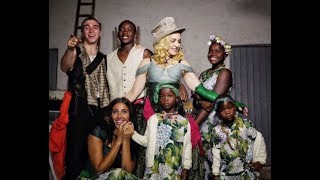 MADONNA SHARES RARE PHOTO WITH ALL 6 CHILDREN [upl. by Ariom]