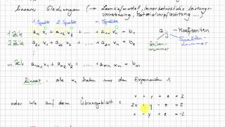 11 Systeme linearer Gleichungen  Lineare Algebra  WirtschaftsmathematikStatistik [upl. by Eba]