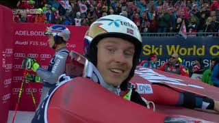 Hirscher gewinnt Adelboden 2018 mit schweren Fehlern [upl. by Emirak379]