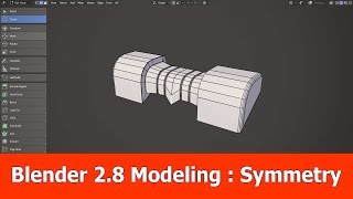 Blender 28 Modeling Beginner Tip  Symmetry amp Mirror [upl. by Ailuig]