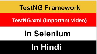 Detailed structure of TestNG xml file  TestNG  Testing Framework  TechiePraveen [upl. by Suivat593]