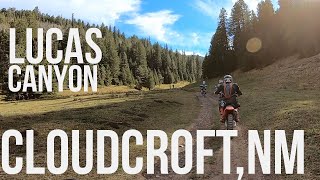 Lucas Canyon Trail Cloudcroft NM  CRF 250F [upl. by Ayanat]