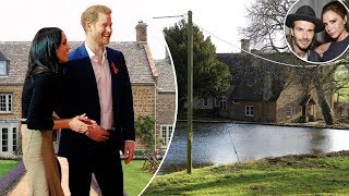 PRINCE Harry and Meghan are ­looking to snap up a Cotswolds love nest next to the Beckhams’ home [upl. by Rafter]