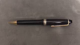 MONTBLANC 162 Meisterstuck Le Grand Rollerball Pen Black 11402 [upl. by Traggat416]