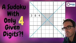 A Sudoku With Only 4 Given Digits [upl. by Wallache]