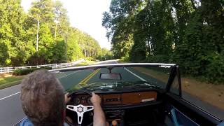 1981 Fiat Spider 2000 Afternoon Cruise [upl. by Ezirtaeb]