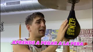 PEGAR A LA PERA TUTORIAL BOXEO🥊🔥🔝boxeo tutorial principiantes pera aprender kickboxing [upl. by Aneehsal]