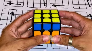 LEARN HOW TO SOLVE 3X3 RUBIKS CUBE IN LESS THAN 1 MINUTE  DAY 2 [upl. by Niac]