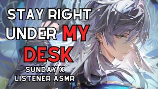 Sunday punishes you to sit UNDER HIS DESK while he works Sunday Honkai Star Rail ASMR Hot Spicy [upl. by Enileuqkcaj]