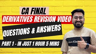 Derivatives  Questions amp Answers revision CA Final  AFM sfm cafinal castudents [upl. by Tressa568]