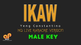 IKAW  Yeng Constantino MALE KEY HQ KARAOKE VERSION [upl. by Galloway31]