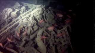 Side Mount Wreck Diving in UTDDIRHogarthian configuration  SS Thistlegorm [upl. by Feucht292]