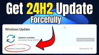 USE This TRICK to Get Windows 11 24H2 UPDATE NOW [upl. by Cleary156]