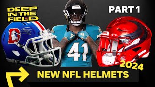 New NFL Helmets 2024 Rankings [upl. by Hermine]