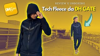 COMPREI UM CONJUNTO NIKE TECH FLEECE NA DHGATE  Unboxing  Review Compras Online [upl. by Aerdnu806]