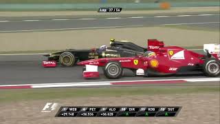 Fernando Alonso overtake on Vitaly Petrov Chinese GP 2011 [upl. by Eiznekcam238]