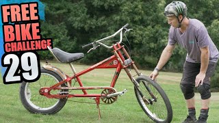 THE FREE BIKE CHALLENGE  PART 29  LOW RIDER FREERIDE [upl. by Kippie]